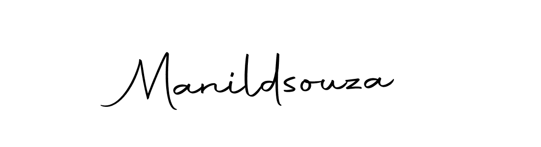 Make a beautiful signature design for name Manildsouza. With this signature (Autography-DOLnW) style, you can create a handwritten signature for free. Manildsouza signature style 10 images and pictures png