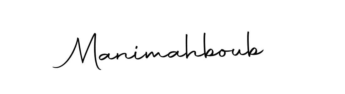 How to make Manimahboub signature? Autography-DOLnW is a professional autograph style. Create handwritten signature for Manimahboub name. Manimahboub signature style 10 images and pictures png