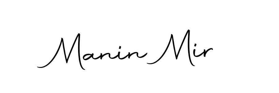 Create a beautiful signature design for name Manin Mir. With this signature (Autography-DOLnW) fonts, you can make a handwritten signature for free. Manin Mir signature style 10 images and pictures png