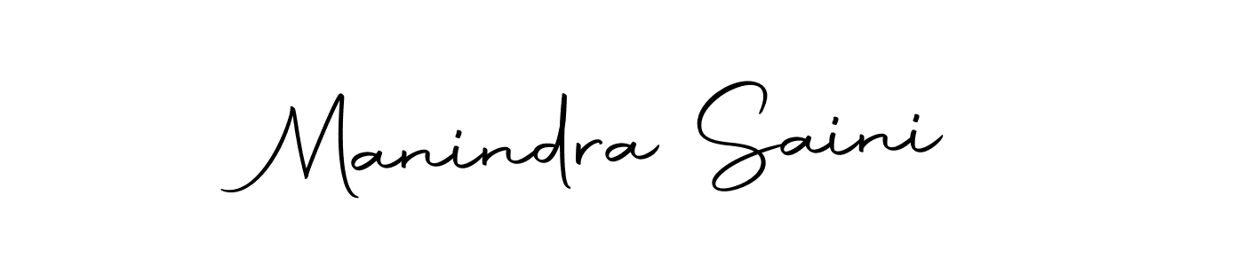 How to make Manindra Saini name signature. Use Autography-DOLnW style for creating short signs online. This is the latest handwritten sign. Manindra Saini signature style 10 images and pictures png