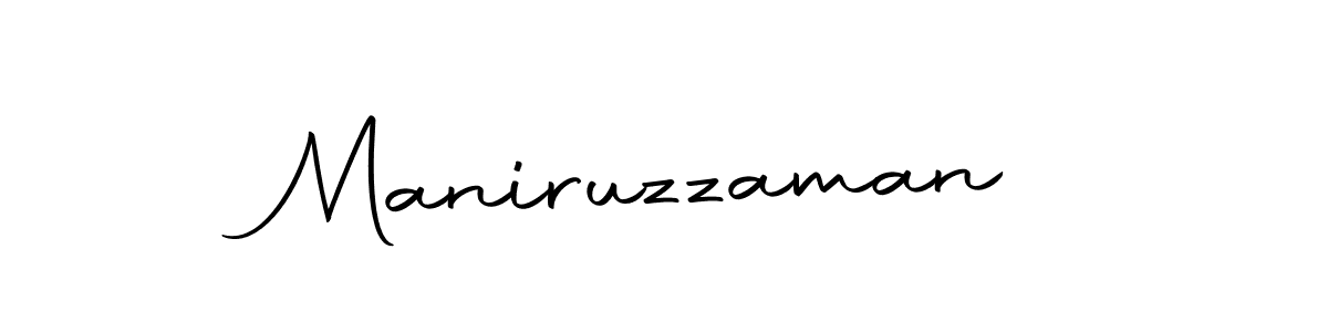 Use a signature maker to create a handwritten signature online. With this signature software, you can design (Autography-DOLnW) your own signature for name Maniruzzaman. Maniruzzaman signature style 10 images and pictures png