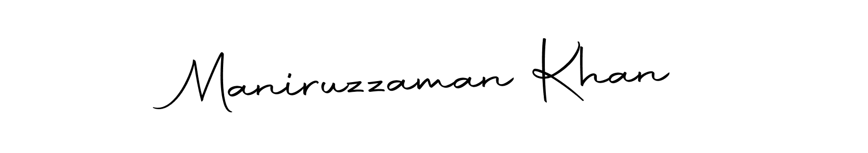Make a beautiful signature design for name Maniruzzaman Khan. With this signature (Autography-DOLnW) style, you can create a handwritten signature for free. Maniruzzaman Khan signature style 10 images and pictures png