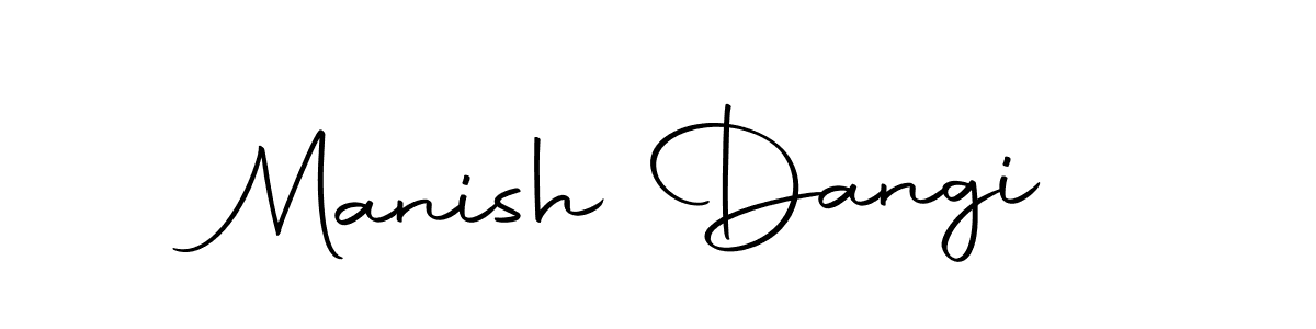 Make a beautiful signature design for name Manish Dangi. With this signature (Autography-DOLnW) style, you can create a handwritten signature for free. Manish Dangi signature style 10 images and pictures png