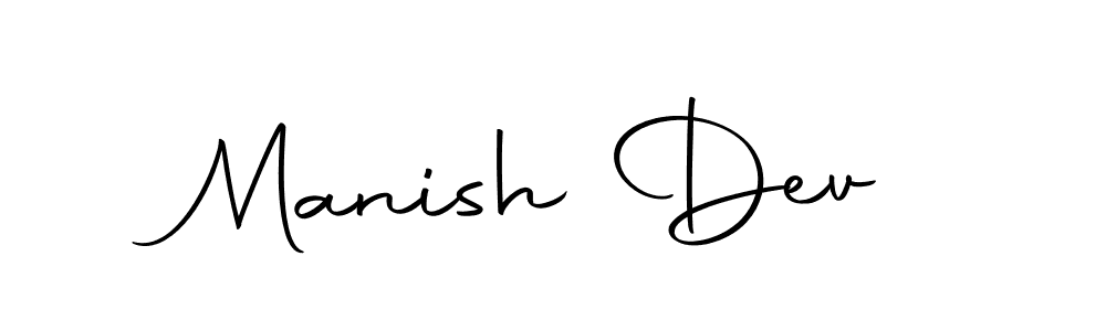 The best way (Autography-DOLnW) to make a short signature is to pick only two or three words in your name. The name Manish Dev include a total of six letters. For converting this name. Manish Dev signature style 10 images and pictures png