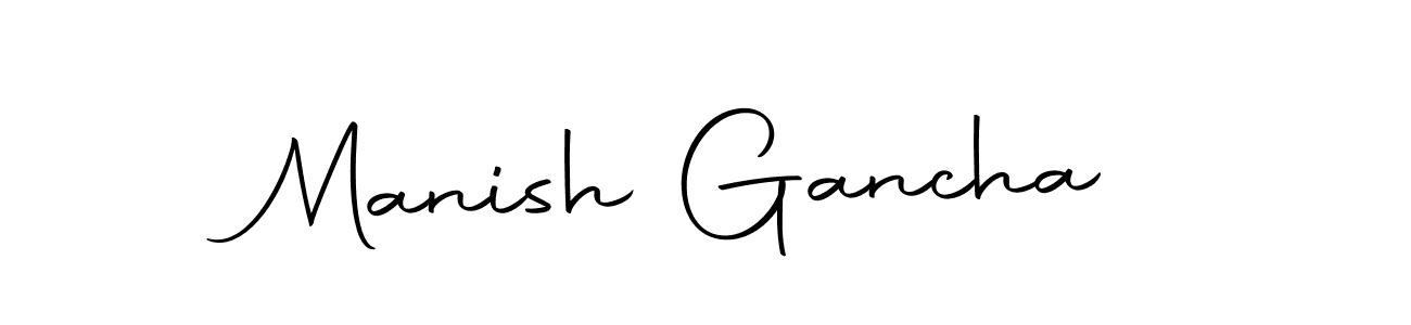 Make a beautiful signature design for name Manish Gancha. Use this online signature maker to create a handwritten signature for free. Manish Gancha signature style 10 images and pictures png