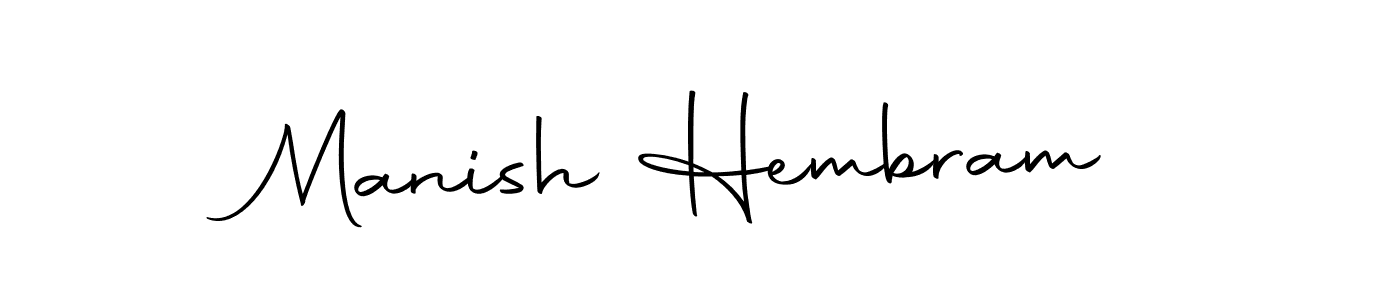 Create a beautiful signature design for name Manish Hembram. With this signature (Autography-DOLnW) fonts, you can make a handwritten signature for free. Manish Hembram signature style 10 images and pictures png