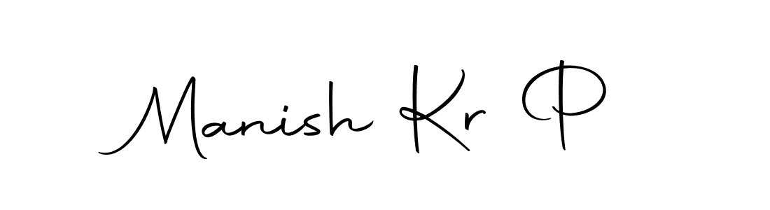 It looks lik you need a new signature style for name Manish Kr P. Design unique handwritten (Autography-DOLnW) signature with our free signature maker in just a few clicks. Manish Kr P signature style 10 images and pictures png