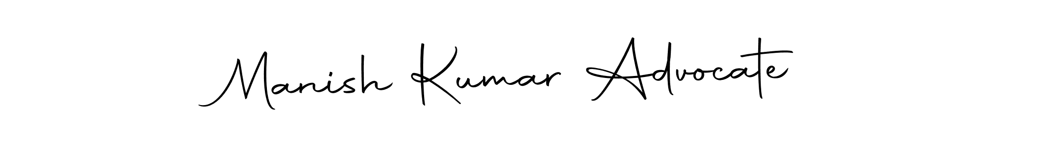 You should practise on your own different ways (Autography-DOLnW) to write your name (Manish Kumar Advocate) in signature. don't let someone else do it for you. Manish Kumar Advocate signature style 10 images and pictures png