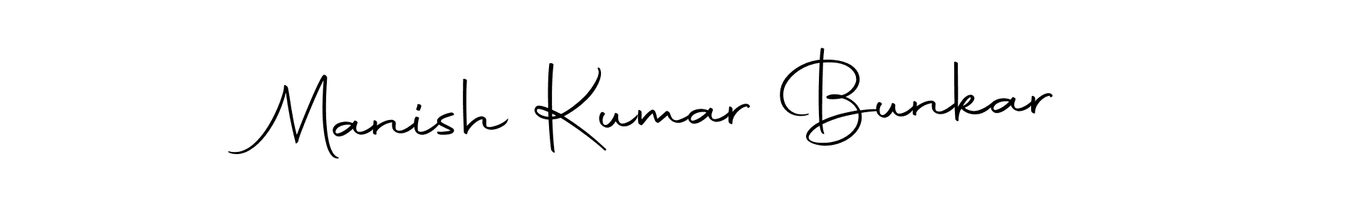 Use a signature maker to create a handwritten signature online. With this signature software, you can design (Autography-DOLnW) your own signature for name Manish Kumar Bunkar. Manish Kumar Bunkar signature style 10 images and pictures png