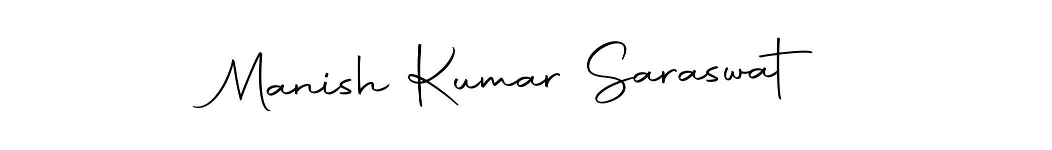 Make a short Manish Kumar Saraswat signature style. Manage your documents anywhere anytime using Autography-DOLnW. Create and add eSignatures, submit forms, share and send files easily. Manish Kumar Saraswat signature style 10 images and pictures png