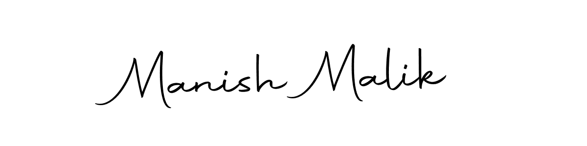Create a beautiful signature design for name Manish Malik. With this signature (Autography-DOLnW) fonts, you can make a handwritten signature for free. Manish Malik signature style 10 images and pictures png