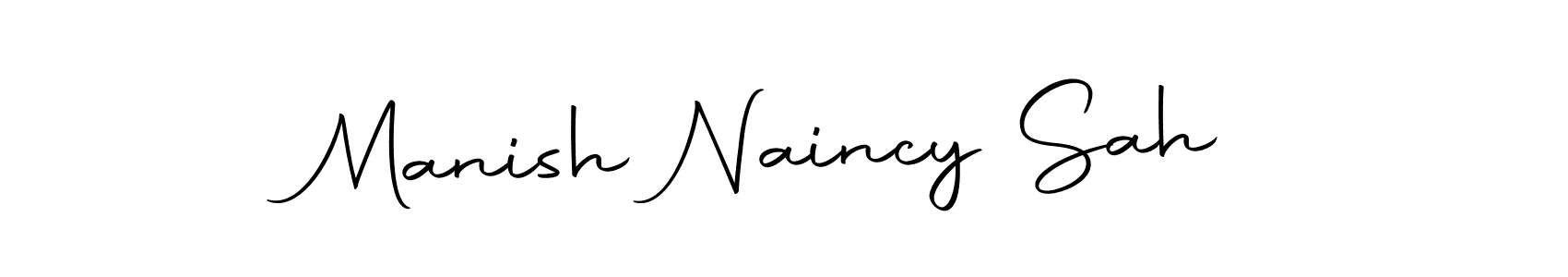Make a beautiful signature design for name Manish Naincy Sah. Use this online signature maker to create a handwritten signature for free. Manish Naincy Sah signature style 10 images and pictures png