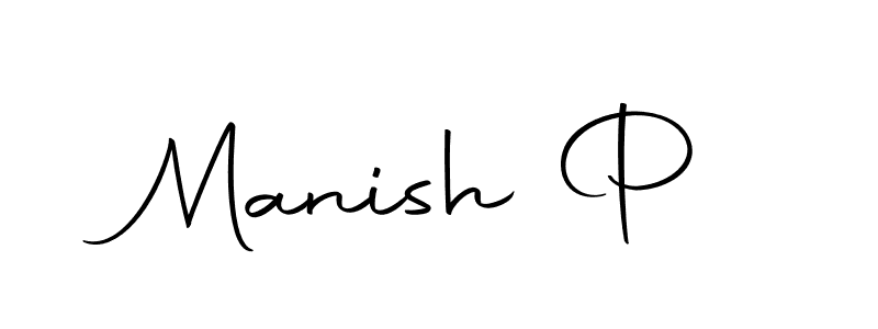 It looks lik you need a new signature style for name Manish P. Design unique handwritten (Autography-DOLnW) signature with our free signature maker in just a few clicks. Manish P signature style 10 images and pictures png