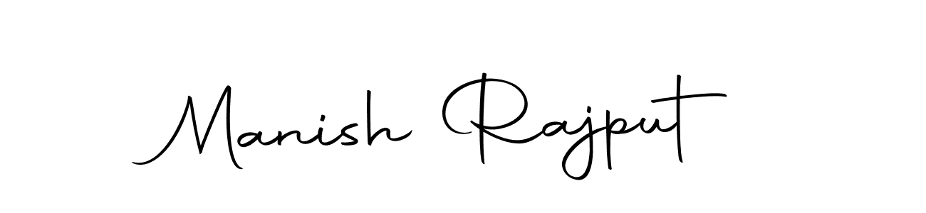 Create a beautiful signature design for name Manish Rajput. With this signature (Autography-DOLnW) fonts, you can make a handwritten signature for free. Manish Rajput signature style 10 images and pictures png