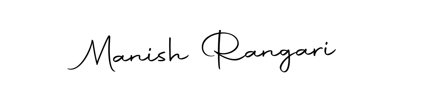 Create a beautiful signature design for name Manish Rangari. With this signature (Autography-DOLnW) fonts, you can make a handwritten signature for free. Manish Rangari signature style 10 images and pictures png