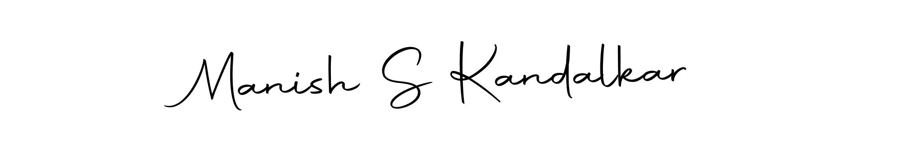 Design your own signature with our free online signature maker. With this signature software, you can create a handwritten (Autography-DOLnW) signature for name Manish S Kandalkar. Manish S Kandalkar signature style 10 images and pictures png