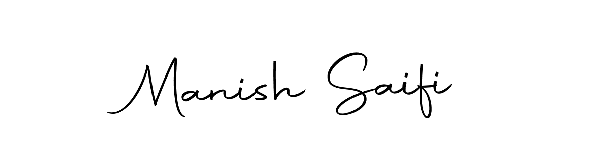 Use a signature maker to create a handwritten signature online. With this signature software, you can design (Autography-DOLnW) your own signature for name Manish Saifi. Manish Saifi signature style 10 images and pictures png