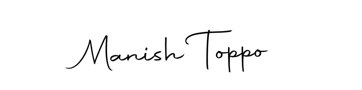 You should practise on your own different ways (Autography-DOLnW) to write your name (Manish Toppo) in signature. don't let someone else do it for you. Manish Toppo signature style 10 images and pictures png