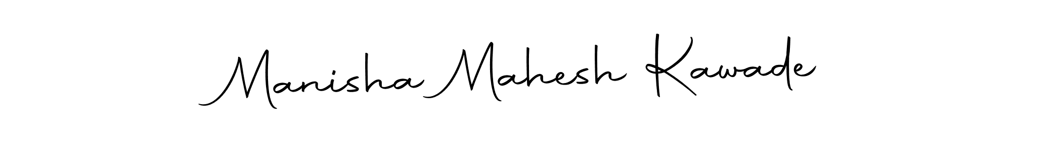 The best way (Autography-DOLnW) to make a short signature is to pick only two or three words in your name. The name Manisha Mahesh Kawade include a total of six letters. For converting this name. Manisha Mahesh Kawade signature style 10 images and pictures png