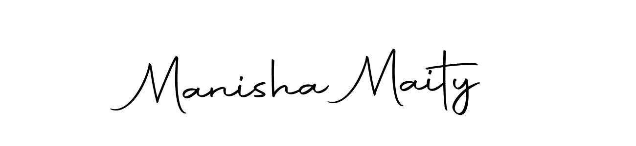 Create a beautiful signature design for name Manisha Maity. With this signature (Autography-DOLnW) fonts, you can make a handwritten signature for free. Manisha Maity signature style 10 images and pictures png