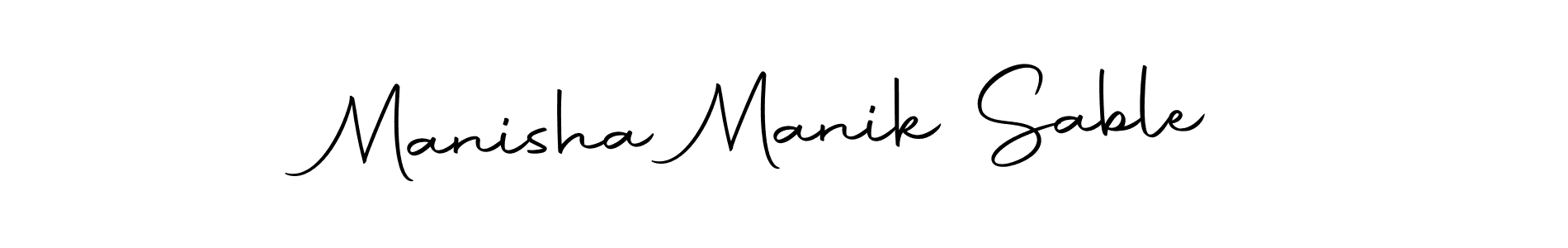 Use a signature maker to create a handwritten signature online. With this signature software, you can design (Autography-DOLnW) your own signature for name Manisha Manik Sable. Manisha Manik Sable signature style 10 images and pictures png