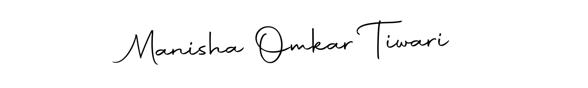 if you are searching for the best signature style for your name Manisha Omkar Tiwari. so please give up your signature search. here we have designed multiple signature styles  using Autography-DOLnW. Manisha Omkar Tiwari signature style 10 images and pictures png
