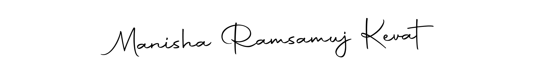 Autography-DOLnW is a professional signature style that is perfect for those who want to add a touch of class to their signature. It is also a great choice for those who want to make their signature more unique. Get Manisha Ramsamuj Kevat name to fancy signature for free. Manisha Ramsamuj Kevat signature style 10 images and pictures png