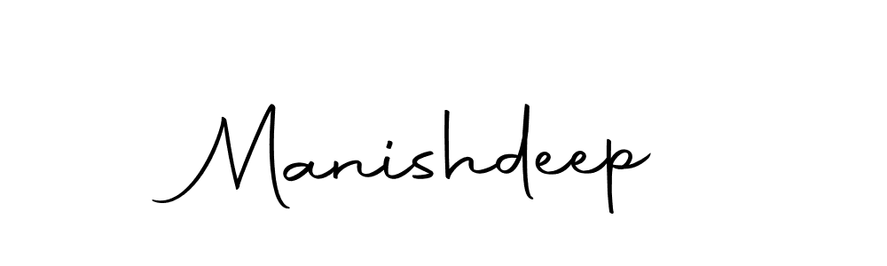 How to make Manishdeep signature? Autography-DOLnW is a professional autograph style. Create handwritten signature for Manishdeep name. Manishdeep signature style 10 images and pictures png