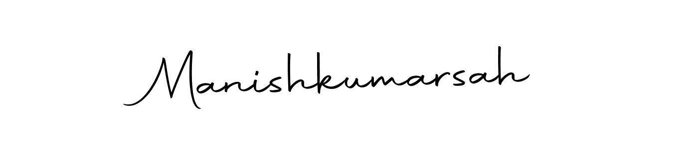 Make a beautiful signature design for name Manishkumarsah. With this signature (Autography-DOLnW) style, you can create a handwritten signature for free. Manishkumarsah signature style 10 images and pictures png