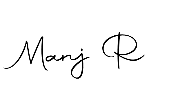 Design your own signature with our free online signature maker. With this signature software, you can create a handwritten (Autography-DOLnW) signature for name Manj R. Manj R signature style 10 images and pictures png