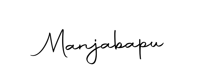 Make a beautiful signature design for name Manjabapu. With this signature (Autography-DOLnW) style, you can create a handwritten signature for free. Manjabapu signature style 10 images and pictures png