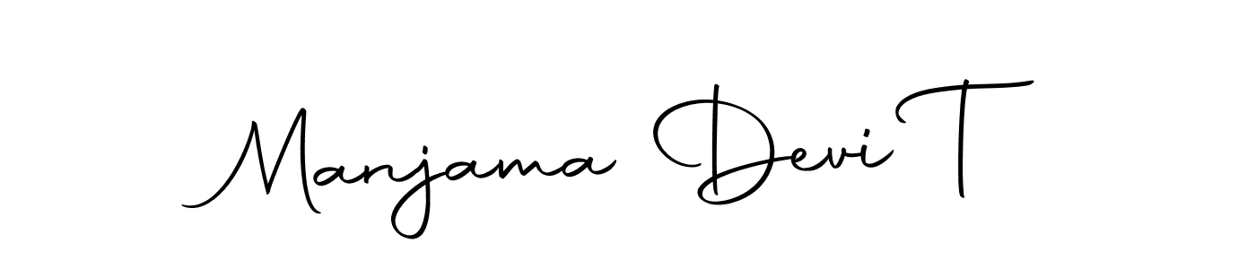Make a beautiful signature design for name Manjama Devi T. Use this online signature maker to create a handwritten signature for free. Manjama Devi T signature style 10 images and pictures png