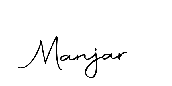 Create a beautiful signature design for name Manjar. With this signature (Autography-DOLnW) fonts, you can make a handwritten signature for free. Manjar signature style 10 images and pictures png