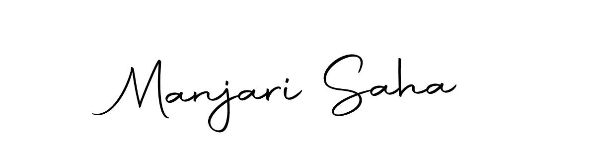 Design your own signature with our free online signature maker. With this signature software, you can create a handwritten (Autography-DOLnW) signature for name Manjari Saha. Manjari Saha signature style 10 images and pictures png