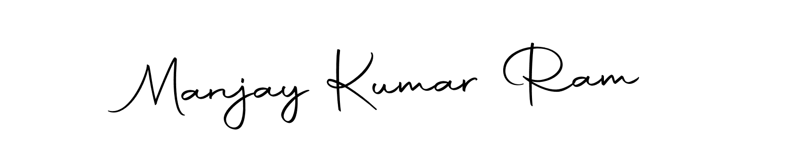 Autography-DOLnW is a professional signature style that is perfect for those who want to add a touch of class to their signature. It is also a great choice for those who want to make their signature more unique. Get Manjay Kumar Ram name to fancy signature for free. Manjay Kumar Ram signature style 10 images and pictures png