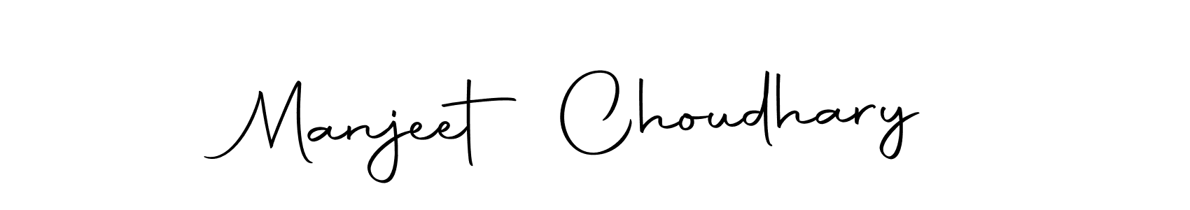 Design your own signature with our free online signature maker. With this signature software, you can create a handwritten (Autography-DOLnW) signature for name Manjeet Choudhary. Manjeet Choudhary signature style 10 images and pictures png