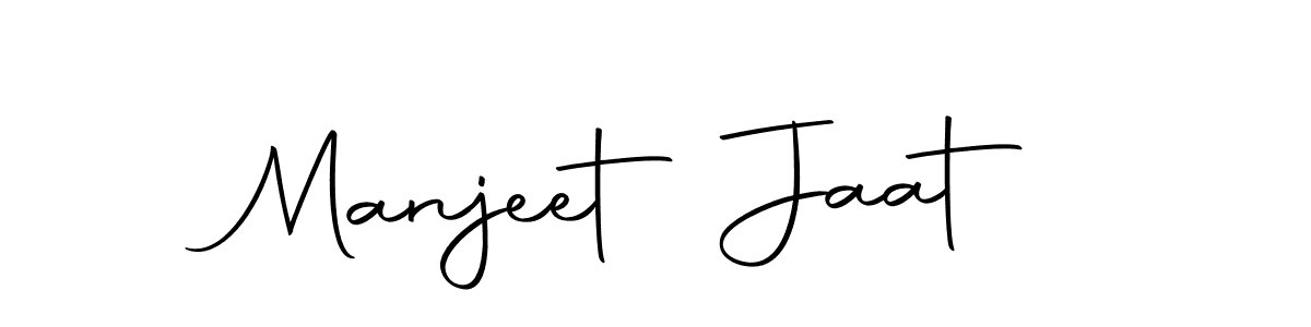 Create a beautiful signature design for name Manjeet Jaat. With this signature (Autography-DOLnW) fonts, you can make a handwritten signature for free. Manjeet Jaat signature style 10 images and pictures png