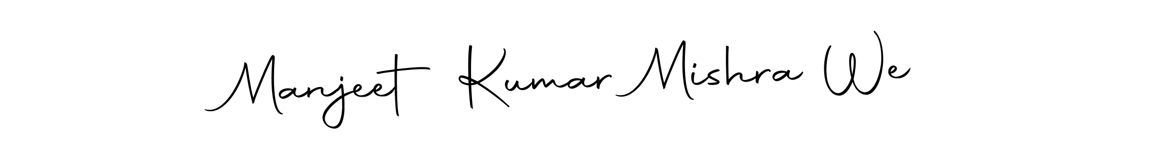 Make a beautiful signature design for name Manjeet Kumar Mishra We. With this signature (Autography-DOLnW) style, you can create a handwritten signature for free. Manjeet Kumar Mishra We signature style 10 images and pictures png