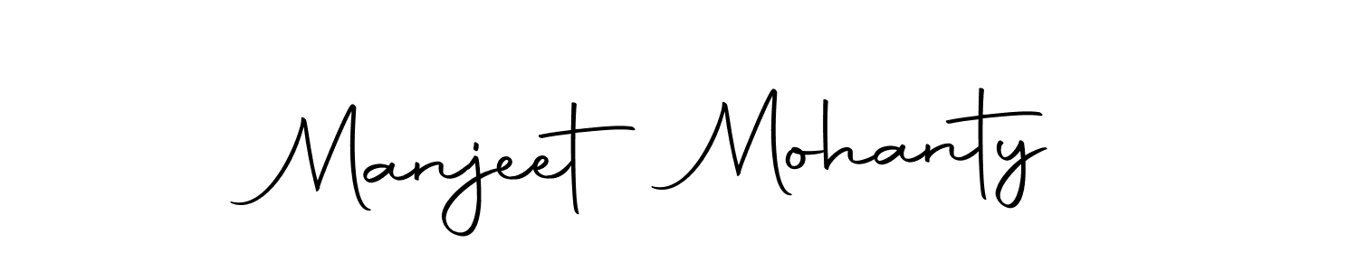 Design your own signature with our free online signature maker. With this signature software, you can create a handwritten (Autography-DOLnW) signature for name Manjeet Mohanty. Manjeet Mohanty signature style 10 images and pictures png