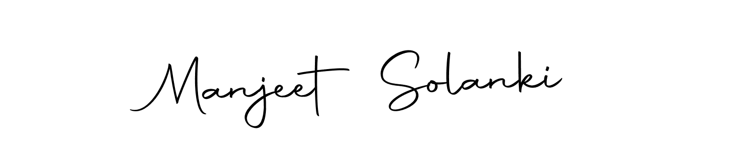 Design your own signature with our free online signature maker. With this signature software, you can create a handwritten (Autography-DOLnW) signature for name Manjeet Solanki. Manjeet Solanki signature style 10 images and pictures png