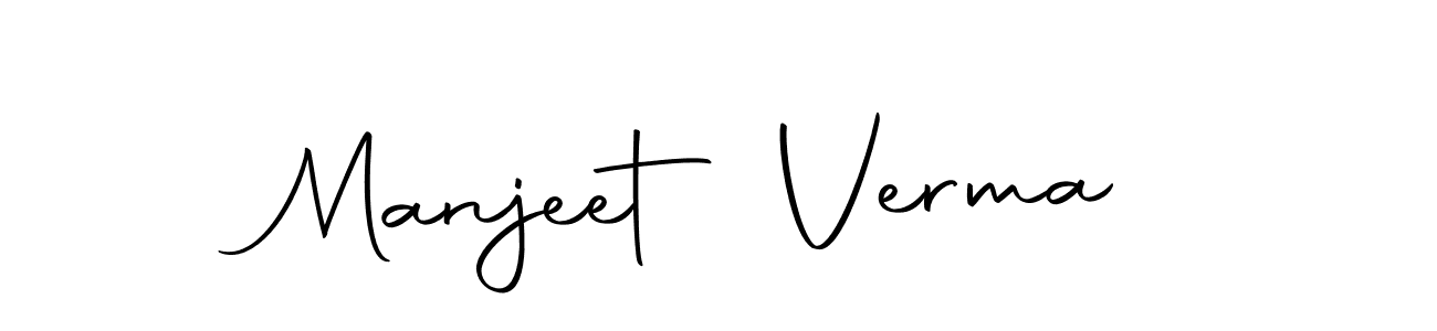 Design your own signature with our free online signature maker. With this signature software, you can create a handwritten (Autography-DOLnW) signature for name Manjeet Verma. Manjeet Verma signature style 10 images and pictures png