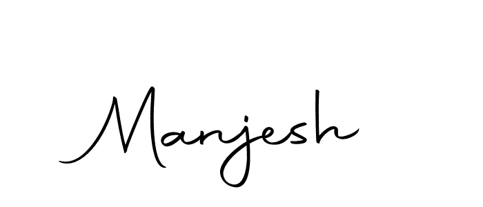 Make a beautiful signature design for name Manjesh. With this signature (Autography-DOLnW) style, you can create a handwritten signature for free. Manjesh signature style 10 images and pictures png