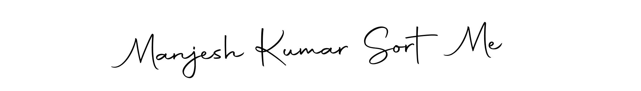 Use a signature maker to create a handwritten signature online. With this signature software, you can design (Autography-DOLnW) your own signature for name Manjesh Kumar Sort Me. Manjesh Kumar Sort Me signature style 10 images and pictures png