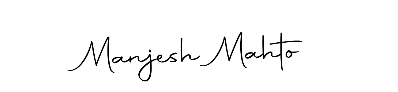 You should practise on your own different ways (Autography-DOLnW) to write your name (Manjesh Mahto) in signature. don't let someone else do it for you. Manjesh Mahto signature style 10 images and pictures png