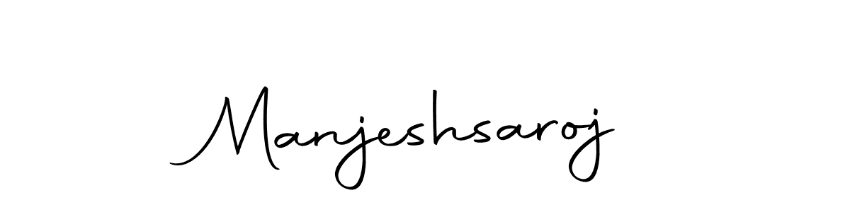 Make a beautiful signature design for name Manjeshsaroj. With this signature (Autography-DOLnW) style, you can create a handwritten signature for free. Manjeshsaroj signature style 10 images and pictures png