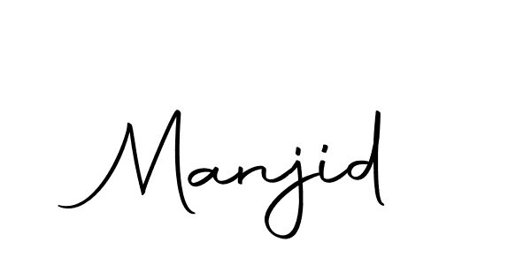 Manjid stylish signature style. Best Handwritten Sign (Autography-DOLnW) for my name. Handwritten Signature Collection Ideas for my name Manjid. Manjid signature style 10 images and pictures png