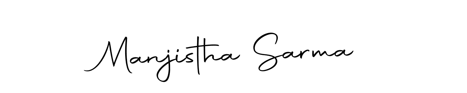 Use a signature maker to create a handwritten signature online. With this signature software, you can design (Autography-DOLnW) your own signature for name Manjistha Sarma. Manjistha Sarma signature style 10 images and pictures png