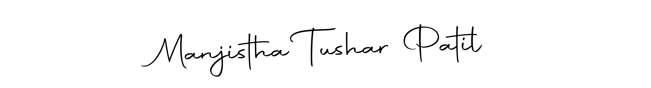 Use a signature maker to create a handwritten signature online. With this signature software, you can design (Autography-DOLnW) your own signature for name Manjistha Tushar Patil. Manjistha Tushar Patil signature style 10 images and pictures png