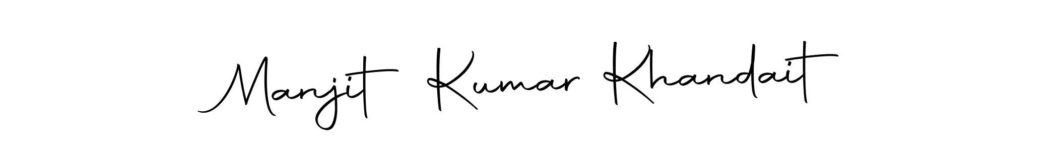 It looks lik you need a new signature style for name Manjit Kumar Khandait. Design unique handwritten (Autography-DOLnW) signature with our free signature maker in just a few clicks. Manjit Kumar Khandait signature style 10 images and pictures png