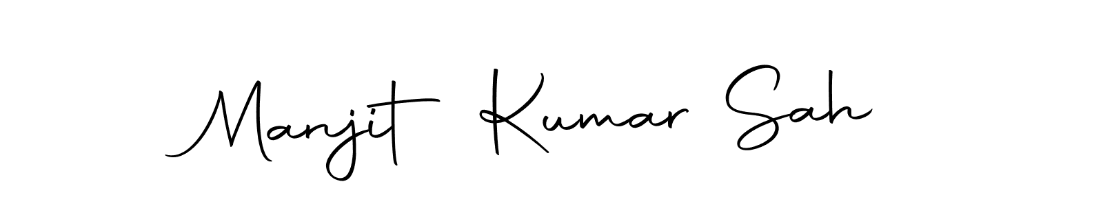 Design your own signature with our free online signature maker. With this signature software, you can create a handwritten (Autography-DOLnW) signature for name Manjit Kumar Sah. Manjit Kumar Sah signature style 10 images and pictures png